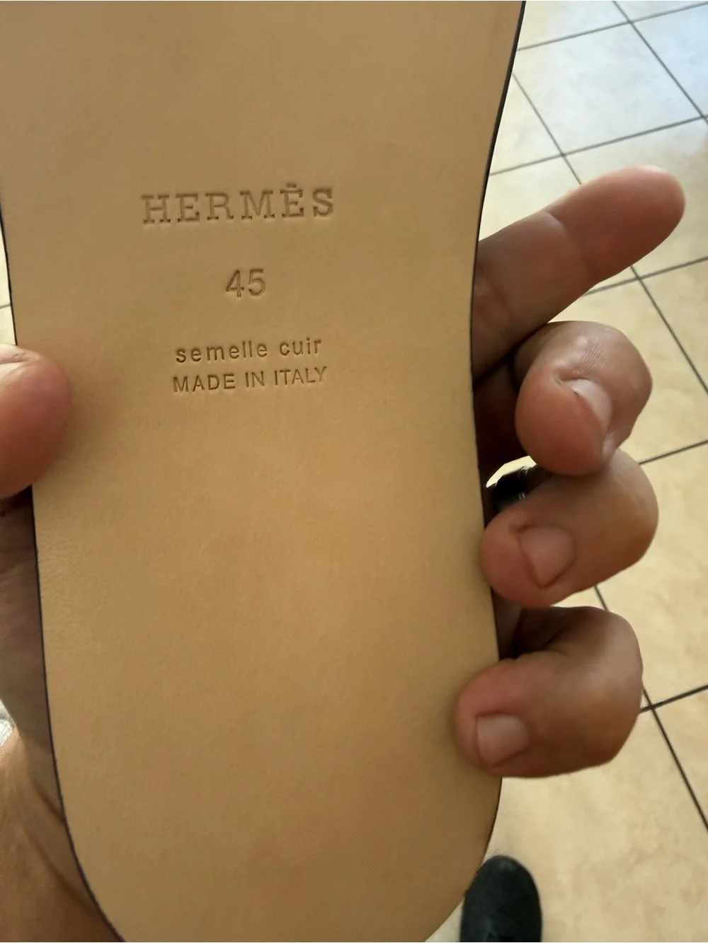 Hermès Izmir Sandals - Brown/ Taupe Suede